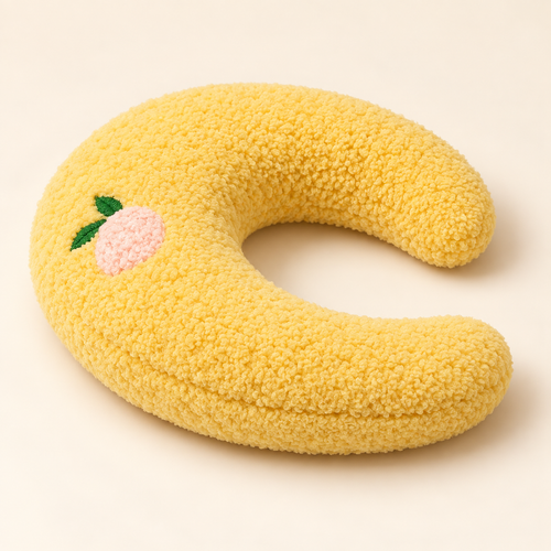Luvano Cozy Crescent Pillow — studio concept